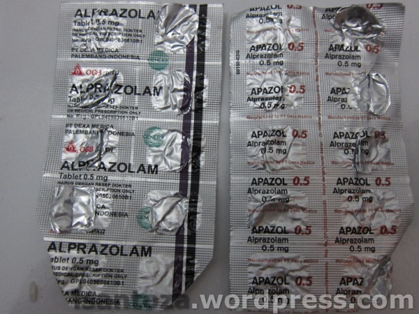 Bahaya Obat Penenang (indikasi alprazolam,xanax,ativan 